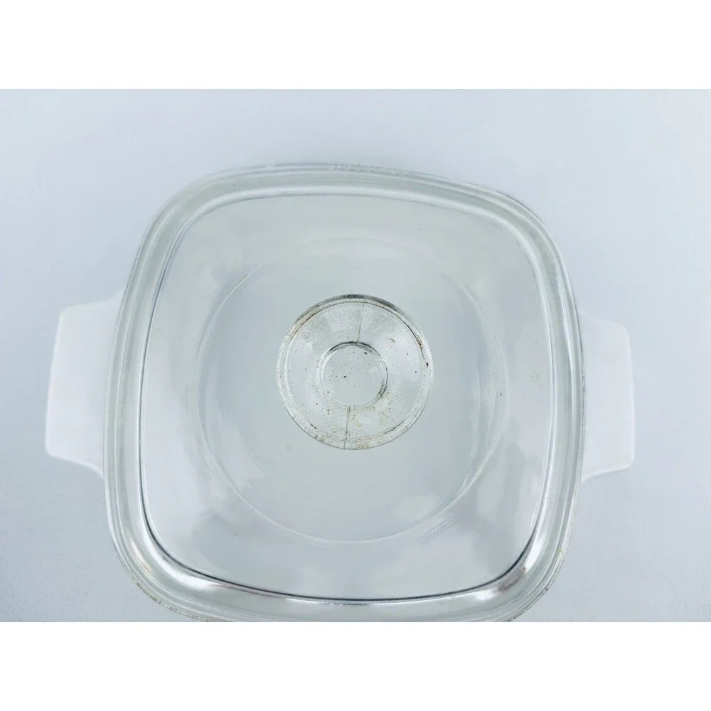 Corning Ware Spice O'‎ Life L'Echalote 1 Quart Dish Lid Rare Stamp